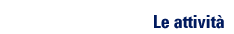 Le attività